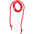 Шнурок в капюшон Snor, красный (алый) - миниатюра