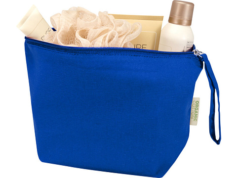 Odisha большая сумка для аксессуаров из органического материала OCS, 180 г/м², 3 л, королевский синий - рис 3.