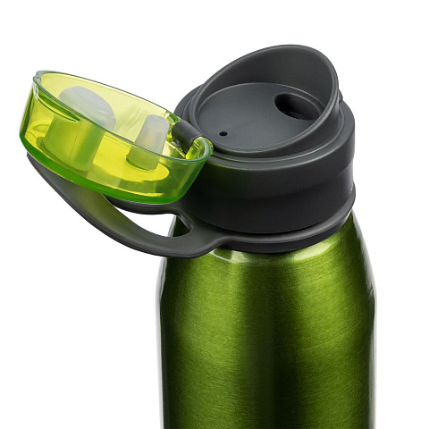 Спортивная бутылка для воды Korver, зеленая - рис 4.