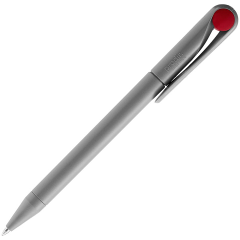 Ручка шариковая Prodir DS1 TMM Dot, серая с красным - рис 4.
