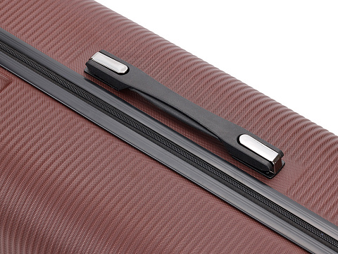 Чемодан TORBER Onego, бордовый, ABS-пластик, 69,5 х 46 х 26 см, 69 л - рис 9.