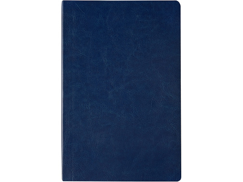 Ежедневник недатированный А5 Megapolis Nebraska Flex, синий с золотым обрезом (Р) - рис 2.