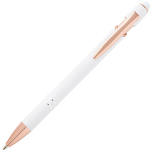 Nanna шариковая ручка с отделкой из розового золота - Белый (черные чернила)