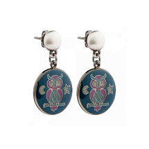 Серьги Совы Clara Bijoux A35531-21 BL