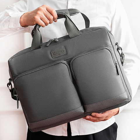 Cумка для ноутбука L255, темно-серая - рис 17.