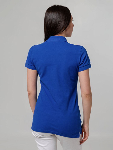 Рубашка поло женская Virma Premium Lady, ярко-синяя - рис 9.
