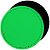 Лейбл из ПВХ с липучкой Menteqo Round, зеленый неон - миниатюра - рис 2.