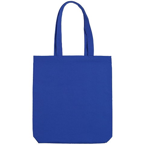 Холщовая сумка «Вот табурет», ярко-синяя - рис 4.