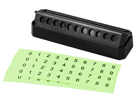 Табличка Tempark с номером телефона для временной парковки с подсветкой, черный - рис 3.