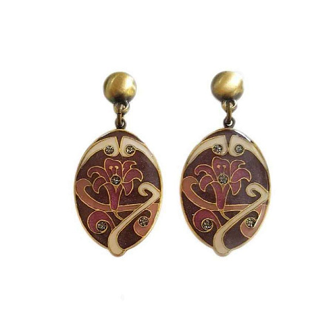 Серьги лилия Clara Bijoux A77359 V