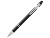 Kish шариковая ручка с серебристой отделкой - сплошной черный (черные чернила) - миниатюра