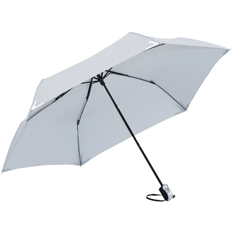 Зонт складной Safebrella, серый - рис 3.