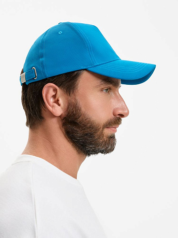 Бейсболка Yonkers, ярко-голубая - рис 8.