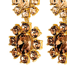 Серьги LINA SG BROWN /GOLDEN Dyrberg Kern *450074