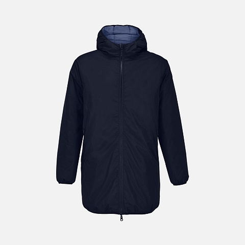 Куртка-парка унисекс Reverse, темно-синяя - рис 2.