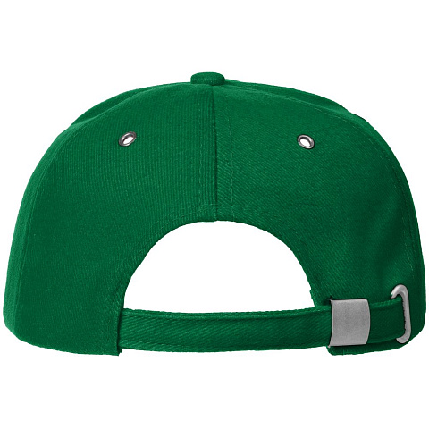 Бейсболка Classic, ярко-зеленая с белым кантом - рис 4.