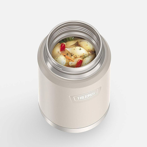 Термос для еды Icon 710, бежевый - рис 6.