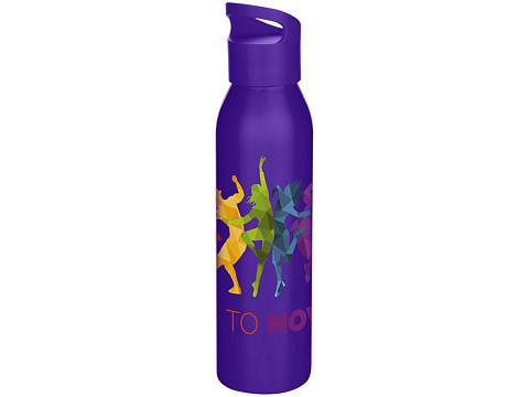 Одностенная бутылка для воды Sky, изготовленная из нержавеющей стали, 650 мл, фиолетовый - рис 4.