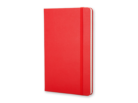 Записная книжка Moleskine Classic (в клетку) в твердой обложке, Large (13х21см), красный - рис 5.