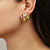 Серьги EMMA SG GOLDEN Dyrberg Kern 440058 - миниатюра - рис 2.