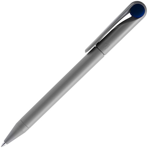 Ручка шариковая Prodir DS1 TMM Dot, серая с синим - рис 3.