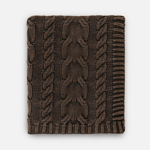 Плед Hygge, коричневый