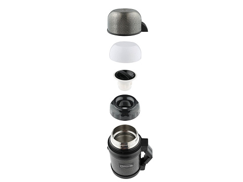 Термос из нерж. стали тм ThermoCafe HAMMP-1200-HT, 1.2L, серый - рис 5.