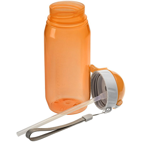 Бутылка для воды Aquarius, оранжевая - рис 5.