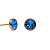 Пусеты Sapphire Fiore Luna SWE297 SA RG - миниатюра - рис 2.