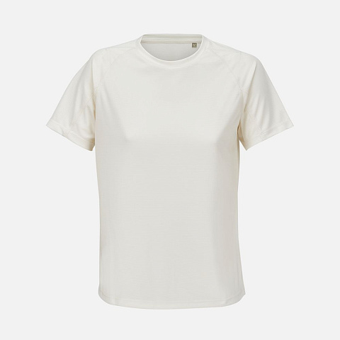 Футболка спортивная женская Vortex Women, молочно-белая - рис 2.