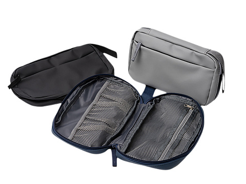 Косметичка-органайзер DULAC/ЛАВИЯ из искусственной кожи, синий нейви - рис 6.