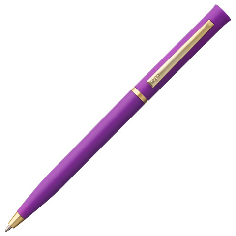 Ручка шариковая Euro Gold, фиолетовая - рис 4.