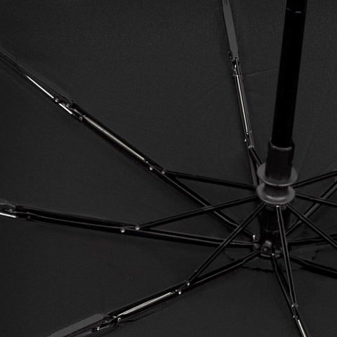 Складной зонт Gran Turismo, черный - рис 4.