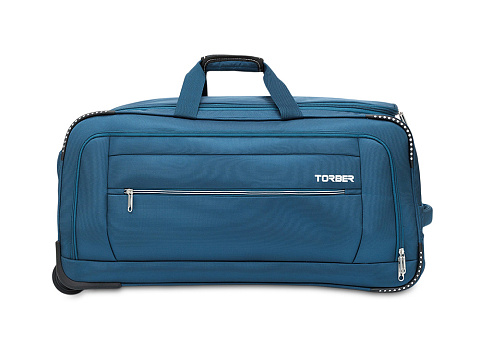 Сумка на колесах TORBER ВИВИ, синий, полиэстер, 69 х 30 х 32 см, 56 л