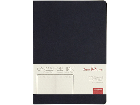 Ежедневник недатированный А5 Megapolis Color Flex, темно-синий navy - рис 2.