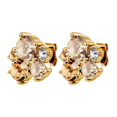 Серьги MINNIE SG GOLDEN Dyrberg Kern 480159 - рис 4.