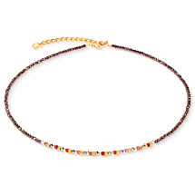 Колье Brown-Red