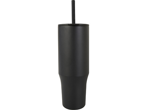 Brady термостакан с силиконовой трубочкой, 900 мл, сертифицированный согласно RCS- Черный - рис 2.