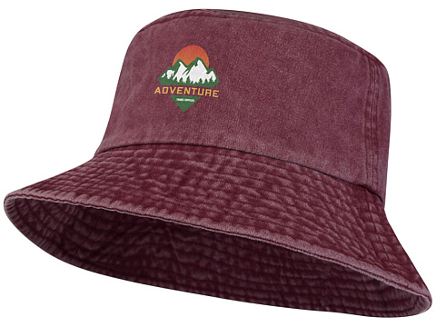 Панама Mitica стираная - Бургунди - рис 4.