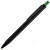 Ручка шариковая Chromatic, черная с зеленым - миниатюра