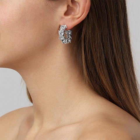 Серьги HARDY SS CRYSTAL Dyrberg Kern 480015 - рис 2.