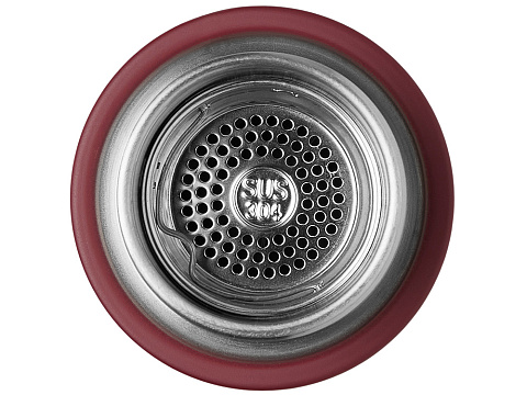 Вакуумный термос с двойными стенками и медным слоем Torso, 480 мл, бургунди - рис 4.