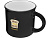 Bari керамическая кружка объемом 240 мл, сплошной черный - миниатюра - рис 4.