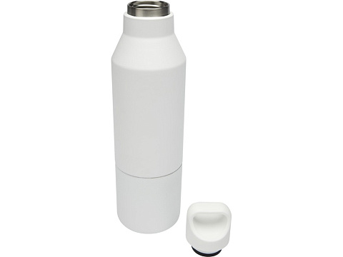 Изолированная бутылка из переработанной нержавеющей стали Odessy объемом 600 мл, белый - рис 4.