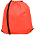 Рюкзак-мешок Manifest Color из светоотражающей ткани, оранжевый - миниатюра - рис 3.