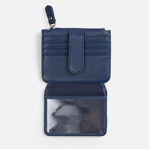 Картхолдер на молнии Unison, синий - рис 5.