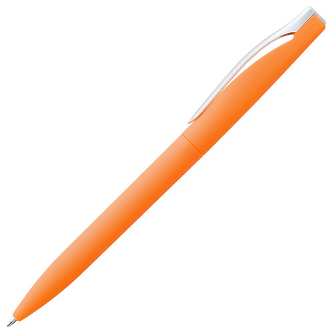 Ручка шариковая Pin Soft Touch, оранжевая - рис 6.