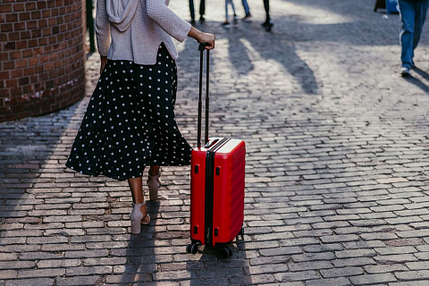 Чемодан Rhine Luggage, красный - рис 7.