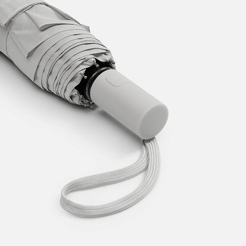 Зонт складной Cloudex, светло-серый - рис 7.