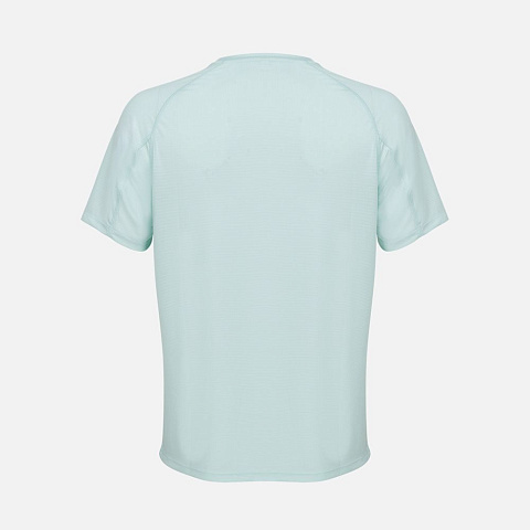 Футболка спортивная унисекс Vortex, зелено-голубая - рис 3.